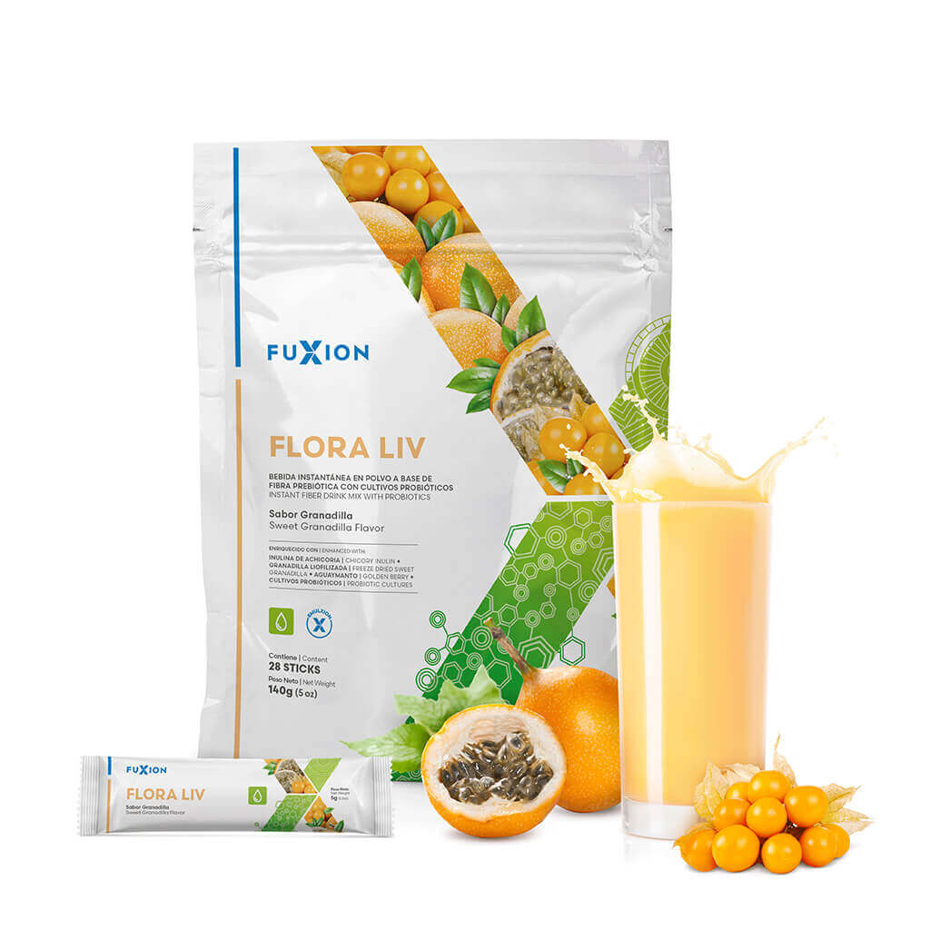 Flora Liv: Protégete con probióticos: Tu flora intestinal sana